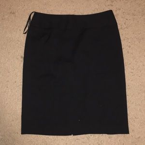 Black pencil skirt